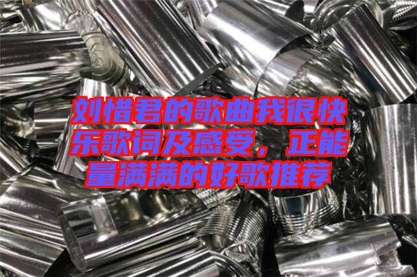 劉惜君的歌曲我很快樂歌詞及感受，正能量滿滿的好歌推薦