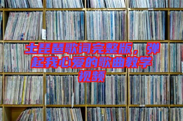 土琵琶歌詞完整版，彈起我心愛(ài)的歌曲教學(xué)視頻