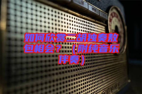 如何欣賞二胡獨(dú)奏敖包相會(huì)？（附純音樂伴奏）