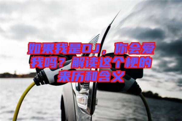 如果我是DJ，你會愛我嗎？解讀這個梗的來歷和含義