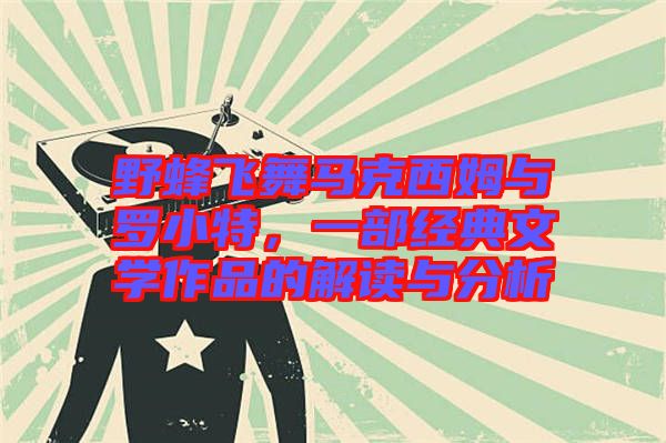 野蜂飛舞馬克西姆與羅小特，一部經(jīng)典文學作品的解讀與分析