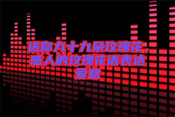 送你九十九朵玫瑰花，感人的玫瑰花語表達(dá)愛意