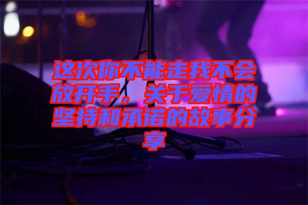 這次你不能走我不會放開手，關于愛情的堅持和承諾的故事分享