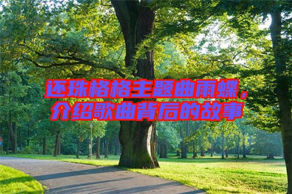 還珠格格主題曲雨蝶，介紹歌曲背后的故事